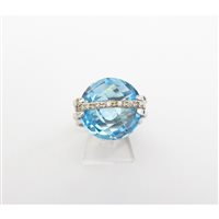 Anneau Damiata Gioielli Femme in Or blanc Zircone 2111/102-D199 - 2111/102-D199